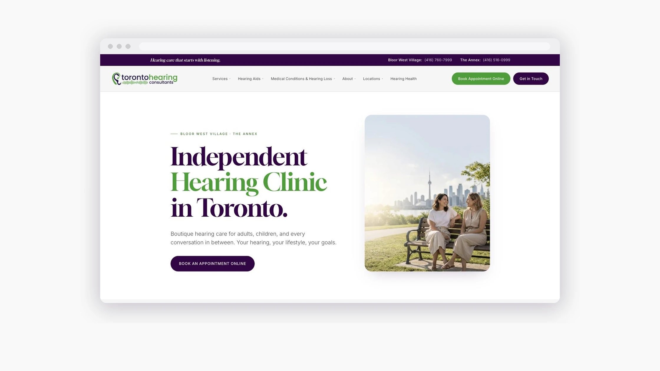Introducing the New Toronto Hearing Consultants Website
