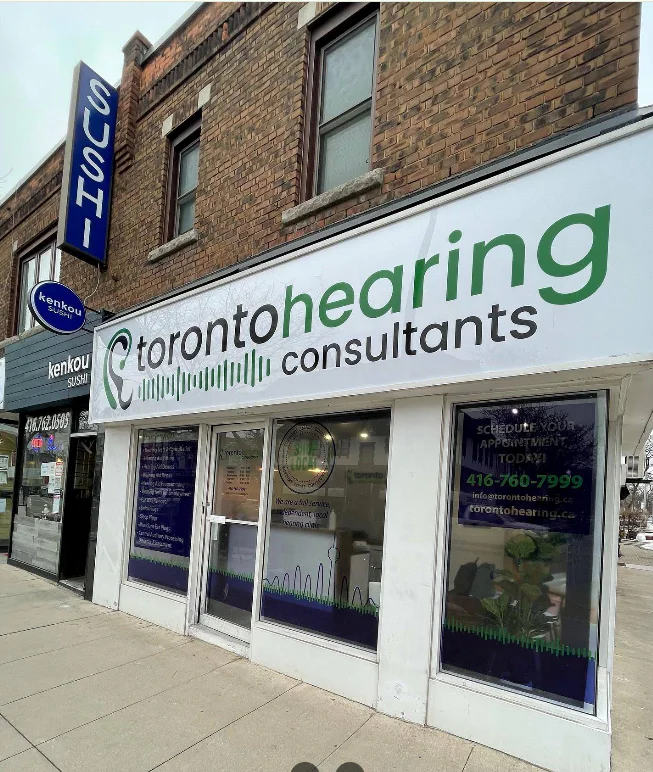 The Toronto Hearing Consultants storefront in Bloor West Village